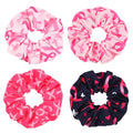 Hair Tie Breast Cancer Hair Scrunchies Pink Ribbon Hair Ties for Women Girls Plaid Butterfly Breast Cancer Awareness Elastic Scrunchy Hair Accessories Gift