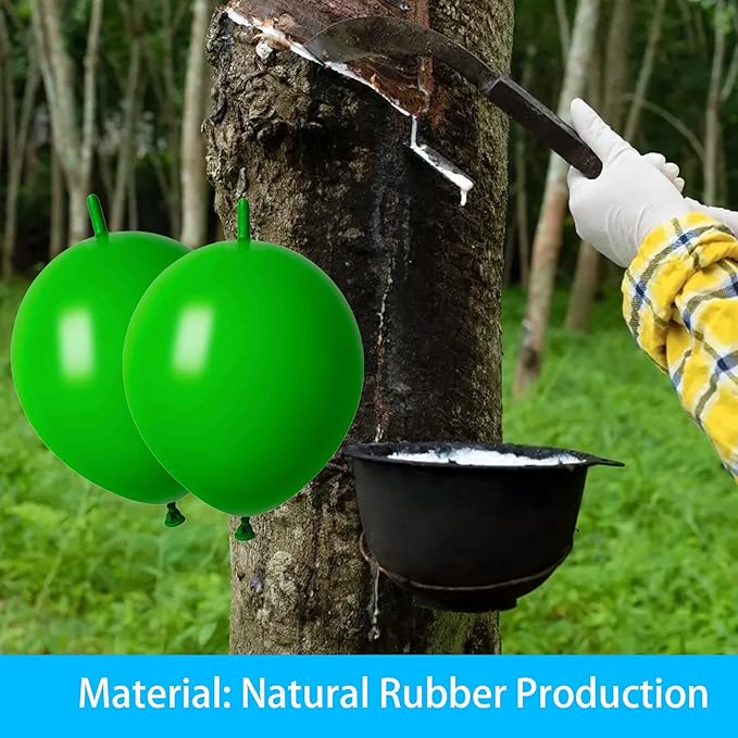 Link Balloons Green 12 Inch Latex Quick Linkale Balloon 160 Pcs for Birthday, Halloween, Christmas, Party Festival Decorations