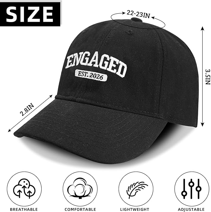 Bridal Shower Gifts for Bride Mother and Father, Adjustable Bride Hat for Wedding Engagement Bachelorette Party