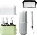 Travel Bottle Set – TSA Approved, Leakproof Toiletry Kit for Carry-On, Refillable Containers for Spring & Summer Travel (Sage Green)