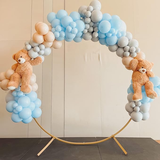105pcs Baby Blue Balloons 12inch Party Latex Balloons for Birthday Graduation Baby Shower Anniversary New Year Holiday Party Decorations
