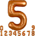 TONIFUL 40 Inch Orange Large Numbers Balloon 0-9 Birthday Party Decorations,Big Number 5 Foil Balloon Digital 5 for Birthday Party,Wedding, Bridal Shower,Engagement,Graduations,Anniversary,Baby Shower