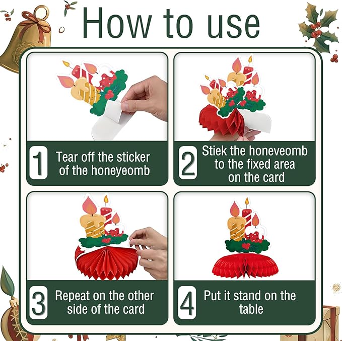 Merry Christmas Party Decoration Banner Set Paper Fan Flower Xmas Bunting ,Swirls Streamers Christmas Tree Xmas Stocking Santa Table Decorations