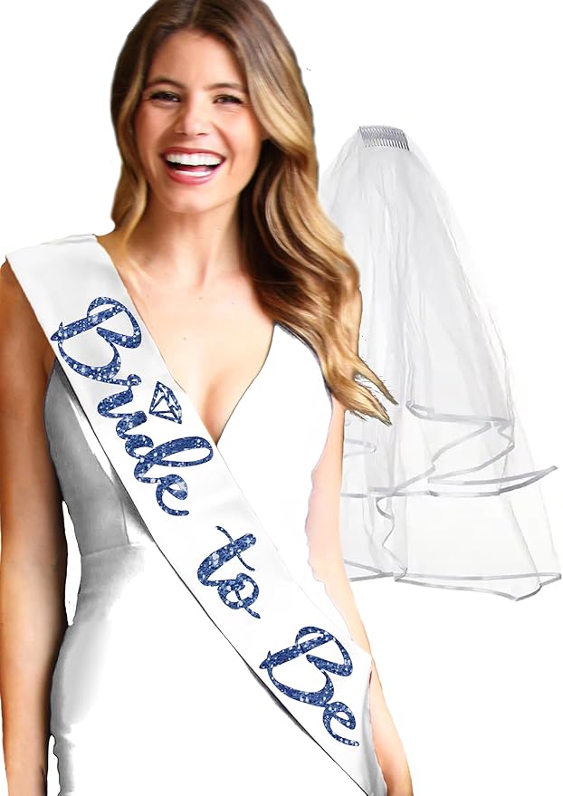 RhinestoneSash Something Blue for Bride - Navy Bridal Party Sash - Denim and Diamonds Bachelorette Party
