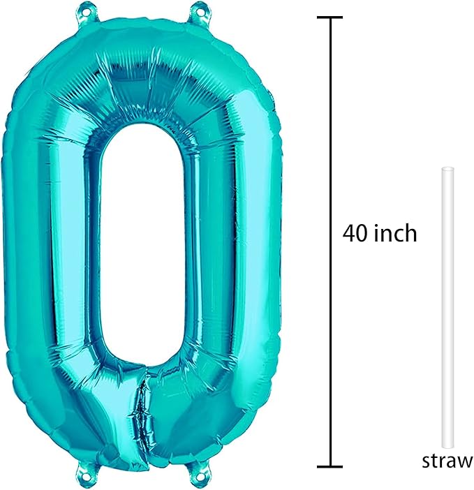Number 0 Balloon Large number balloons 40 inch for Birthday Party Decorations