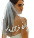 Bride to Be Sash Veil Bachelorette Party Accessories, Bridal Shower Decorations, Engagement Gifts for Bride