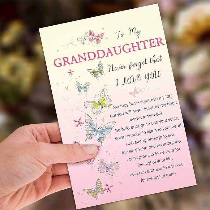 Granddaughter Birthday Card, Birthday Card Gift for Granddaughter