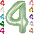 40 Inch Large Numbers Balloon, 4 Olive Green Ballon for 4th 14 40 44 Birthday Party, Balloon 4 Number for Graduations Wedding Supplies