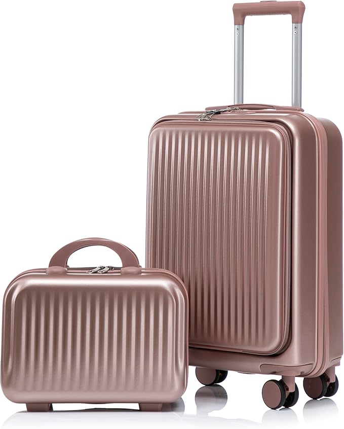 20/14 Inch Hardside Luggage, Lightweight Suitcases with Spinner Wheels