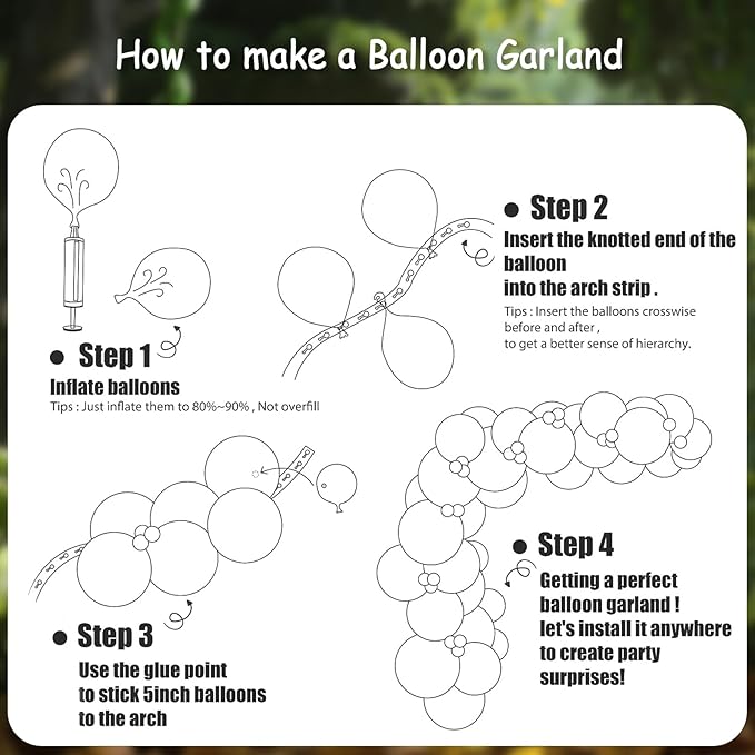 Tropical Jungle Animal Theme Birthday Party Balloon Decorations Kit，Ideal for Safari Adventure Birthday Parties, Kids Theme Decorations, Zoo Theme Parties, and Outdoor Adventure Party Decor