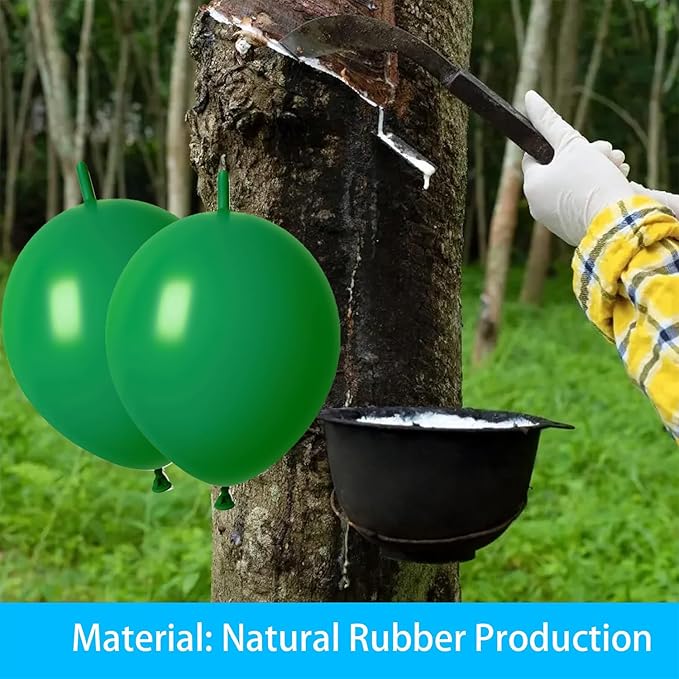 Link Balloons Dark Green 6 Inch 12 Inch Latex Quick Linkale Balloon 160 Pcs for Birthday, Halloween, Christmas, Party Festival Decorations