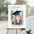 Graduation Party Welcome Sign, Photo Graduation Poster, Greenery Grad Poster, Grad Party Decorations, Senior 2025 2026, Class of 2025 Welcome Board,Custom Grad Celebration Sign, Graduates, Canvas 8