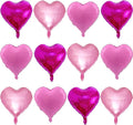 Valentines Heart Balloons 18 Inch Red Heart Balloons 12PCS Heart Shaped Balloons for Valentines Day Galentines Day Wedding Party Decorations