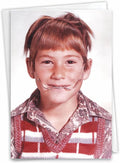 NobleWorks - 1 Happy Birthday Card with Envelope - Funny Photos, Birthday Humor Notecard - Brace Yourself C7339BDG