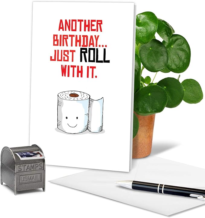 The Best Card Company: Funny Birthday Puns Card - Hilarious 5x7 Envelope Included