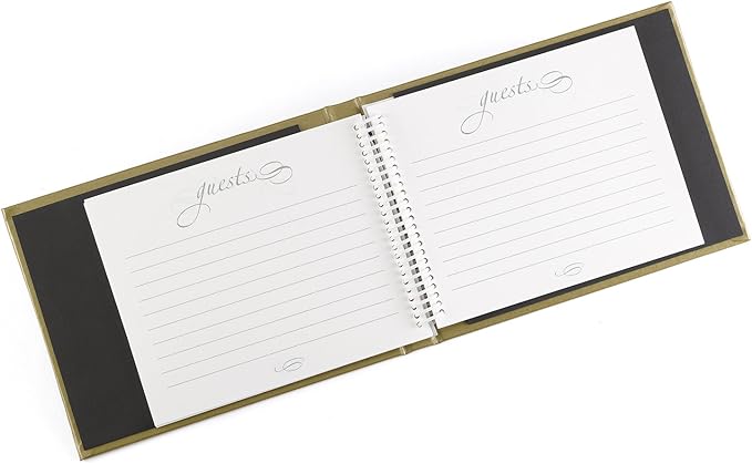 Hortense B. Hewitt Wedding Anniversary Guest Book, 50th Anniversary Flourish, 7.5" x 5.75"
