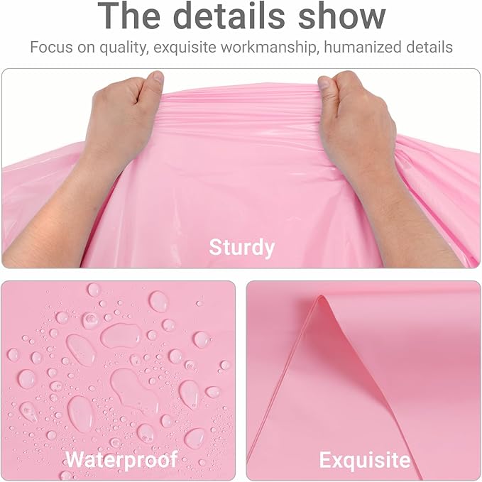 MRJ 3 Pack Pink Plastic Tablecloths for Rectangle Tables Disposable Table Cloth 54 x 108 Inch Waterproof for Girls Party Picnic Valentines