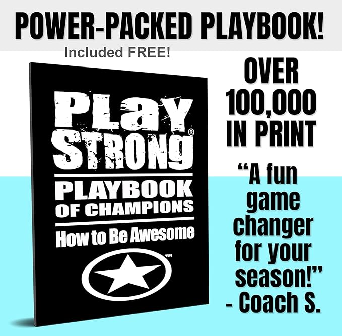 Play Strong Soccer Happy Birthday Baller Birthday Card, 5x7 Inch, Multicolor, Includes Envelope