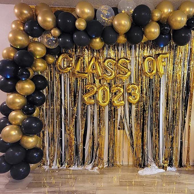 Gold Letter Balloons Foil Alphabet A-Z Balloons Custom Personalized Phrase Banner for Birthday Wedding Party Decoration(16 Inch A-Z 26 Pcs)
