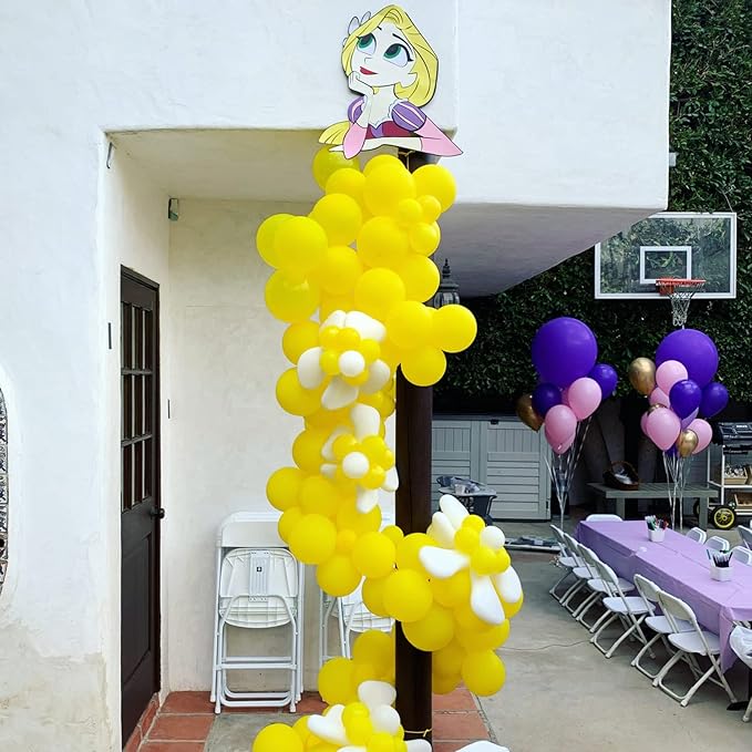 105pcs Yellow Balloons 12inch Party Latex Balloons for Boys Girls Birthday Baby Shower Gender Reveal Wedding Sunflower Party Decorations
