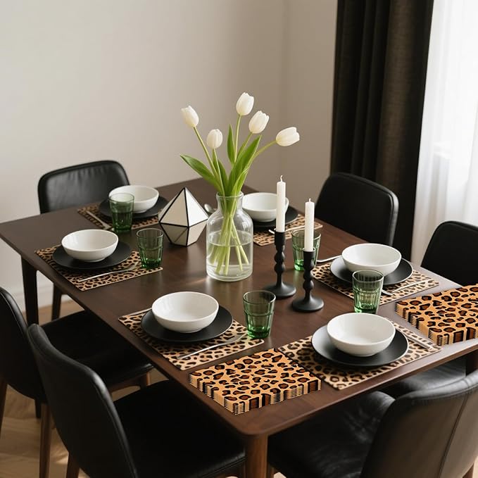 50PCS Leopard Party Napkins, Leopard Theme Birthday Napkins Disposable Cheetah Party Supplies for Parties Bridal Baby Shower Wedding Restaurant