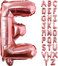 Lovoir 40 Inch Large Rose Gold Letter E Balloons Big Size Jumbo Mylar Foil Helium Balloon for Birthday Party Celebration Decorations Alphabet Rose Gold E