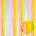 6 Pack Rainbow A Foil Fringe Curtains Backdrop, 3.28 x 9.8 Ft Metallic Streamers Tinsel Curtains Background for Photo Booth, Birthday, Halloween, Christmas, Thanksgiving, New Year Party Decorations
