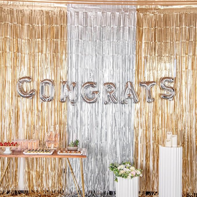 Restaurantware-Balloonify 16 Inch Letter Balloon, 1 Alphabet Party Balloon - Letter T, Self-Sealing, Silver Foil Mylar Finish, Hanging Loop, Decoration For Birthday, Wedding, Or Graduation