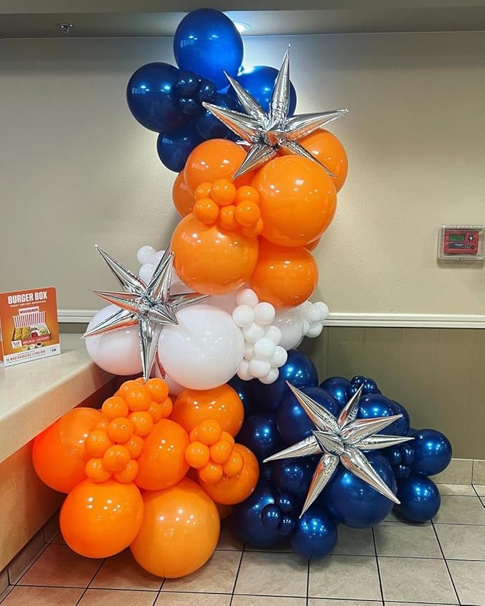 18 Inch Orange Balloons - 35Pcs Large Thick Orange Balloons Big Round Orange Latex Balloons for Birthday Baby Shower Wedding Graduation Orange Summer Themed Party Decorations