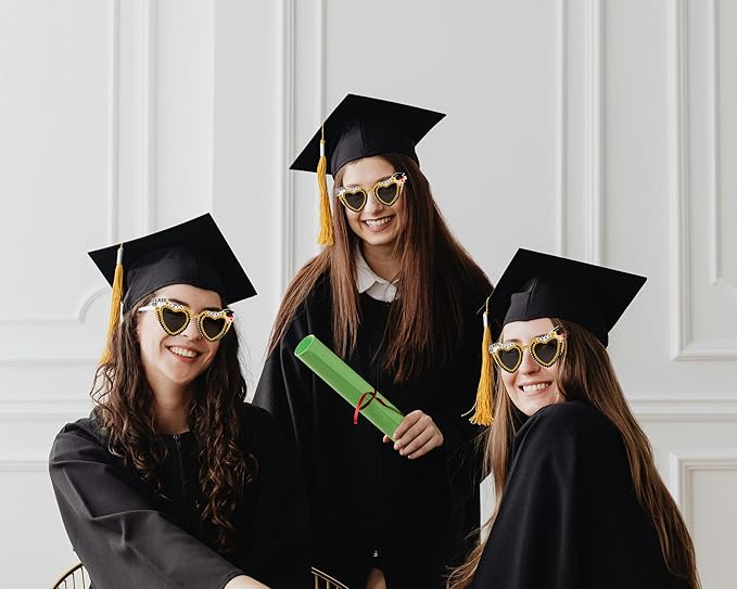 Class of 2026 Graduation Glassses Photo Props Grad Decor Accessories Sunglasses Party Favor Decorations