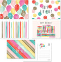 Sweetzer & Orange Happy Birthday Postcards Pack (60 Post Cards) 4x6”decor pages for Kids and Adults. 300gsm Note Sheets. party flyers Assortment Greeting flyers, Blank Birthday decor sheets