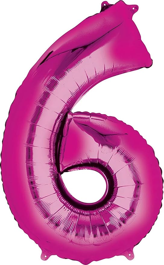 Anagram Stitch Girl Theme 6th Birthday Party Foil and Latex Balloon Decorations