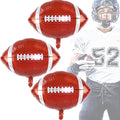 Rugby Balloons Football Foil Balloons for Football Themed Party Birthday Party Supplies Decorations Sports Theme Party Favors Decorations Sports Ballons Arch Kits Party Balloon Sets 3pcs