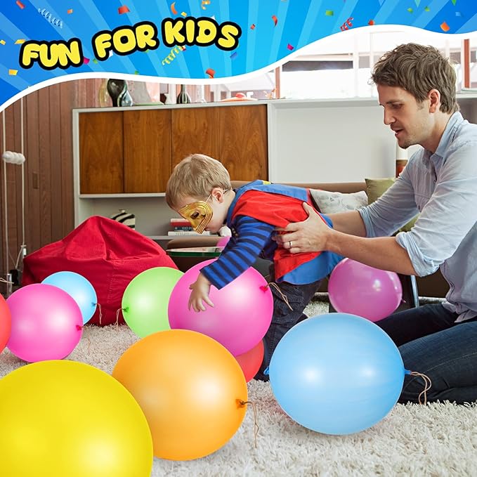 Seematn 32 Pcs Pow Inflatable Baseball Bats and Punch Balloons 18 Inch Inflatable Bat Toy Carnival Prizes Goodie Bag Stuffers for Boys Birthday Games Party Favors