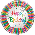 Multicolor Rainbow Ribbons Foil Balloons - 18" (Pack Of 1), Eye-catching Birthday Party Decor & Premium Quality - Great For Parties & Events