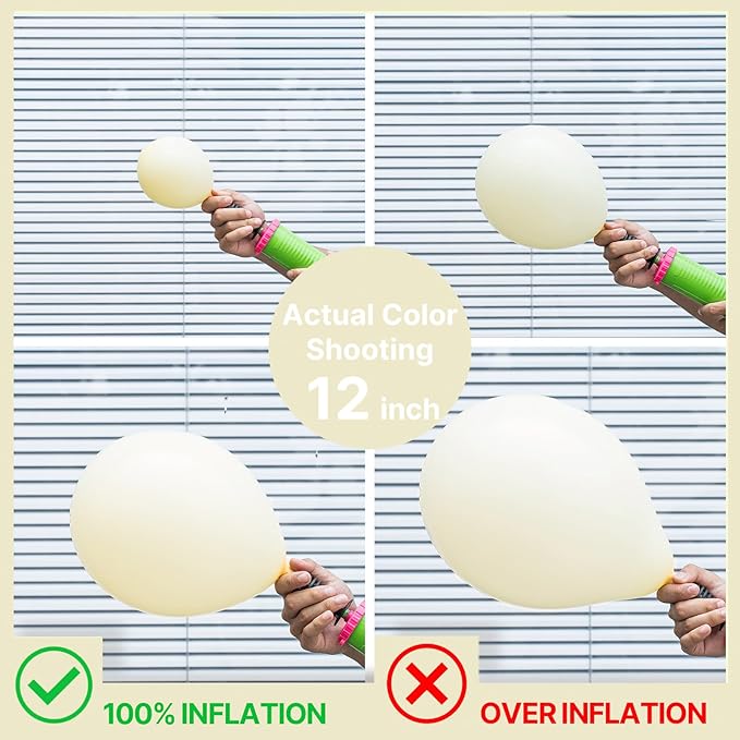 PartyWoo Pastel Yellow Balloons 155pcs Different Sizes of 18 12 10 5 Inch Light Pale Yellow Balloon Arch Kit Garland for Baby Shower Easter Little Cutie Bee Birthday Party Decorations Yellow-Q07