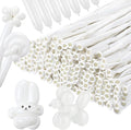 Lenwen 1000 Pcs Long Balloons Bulk 260 Latex Twisting Balloons Decoration for Birthday, Wedding, Festival, Clowns, Party Supplies(White)