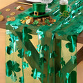Socomi Green Lucky Shamrock St. Patrick's Day Table Runner Gauze Seasonal Spring Holiday Dining Table Decoration for Home Party Decor 1pc