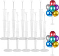 10 Sets Balloon Stand Kits, Balloon Sticks Holders with Base for Table Graduation Birthday Baby Shower Gender Reveal Party Decorations