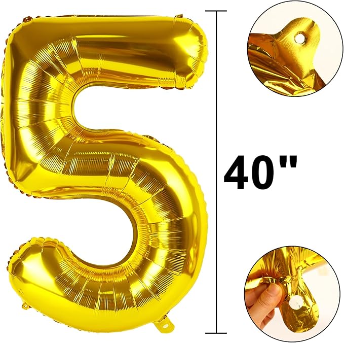 40 Inch Gold Balloon Number 50 Balloon,Jumbo Mylar Foil Helium Balloon for 50 Birthday Digital Balloons for Birthday Party,Wedding Anniversary Party Decorations