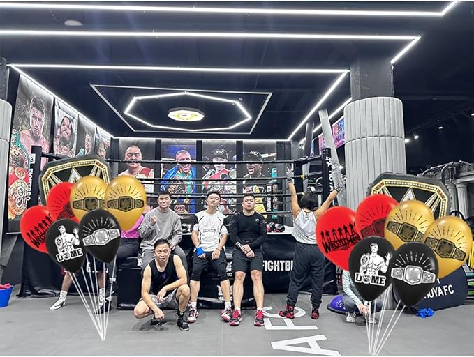 Wrestling Balloons Wrestling Birthday Decorations Wrestling Boxing Match Party Supplies Boxing Theme Favors Balloon-17pcs