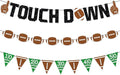Touchdown Football Party Banner, Pre-Strung Fantasy Football Theme Birthday Party Decorations