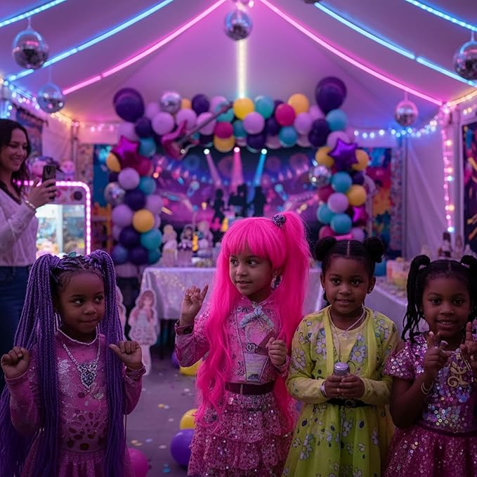 Purple pink teal kpop theme Balloon Arch Garland Kit with backdrop Musical symbols Disco Star mylar balloons for kpop music Birthday Decorations Y2K Concert Movies Tv fans Party Supplies
