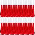 30 Pcs Gold Noise Makers, Metallic Fringed Party Horns for New Year Party Favor Supplies, Red