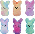vizethru 6 Pcs Easter Bunny Plush Toys,Easter Basket Stuffers Toys for Kids,Bunny Stuffed Animals, Easter Party Favors Gift Toys for Kids
