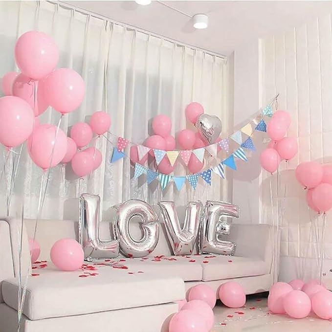 2 Set 52Pcs Silver Alphabet A-Z Letter Balloons 16in Balloon Foil Letter Decorations Party Decor Silver Letter Balloons Alphabet A-Z Party Supplies