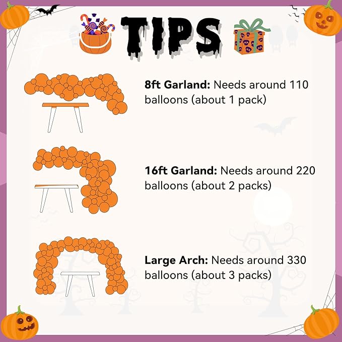 Halloween Balloon Arch Garland, Pink Purple Balloons with Star Cute Ghost Boo Foil Balloon, Metallic Purple Pink Black Latex Balloons Bat Stickers for Kids Girls Birthday Halloween Party Decorations