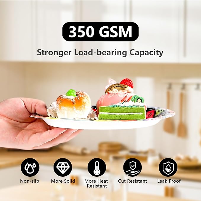 Grencian 96Pcs Taco and Tequila Birthday Party Supplies Mexican Fiesta Paper Plates and Napkins Mexican Colorful Stripe Disposable Tableware Set for Cinco De Mayo Birthday Party Decorations Serves 24