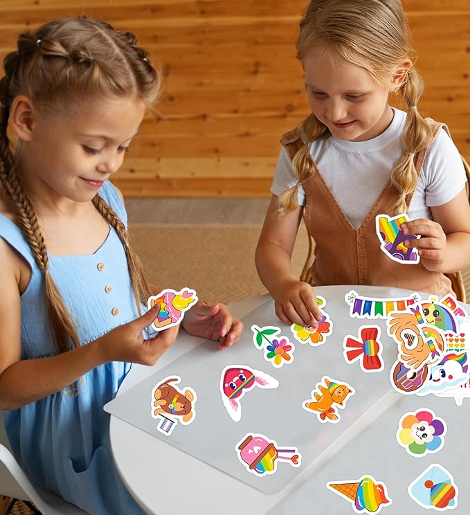 Pride Stickers,100Pcs Pride Accessories, Rainbow Sticker for for Trans Bi Lesbian LGBTQ+ Gay Pride Stuff Accessories, Celebration Parades Home Decor Party Supplies Festivals