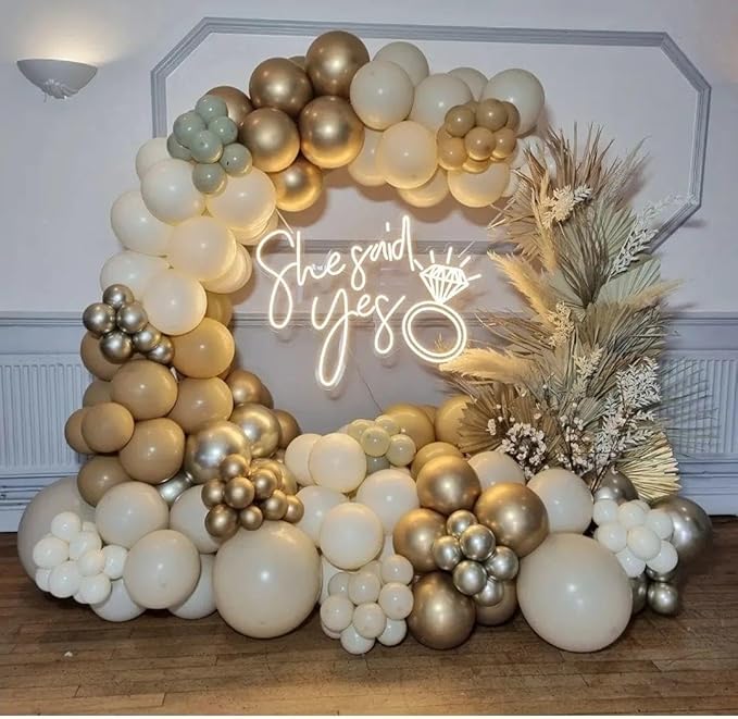 18 Inch White Sand Large Balloons - 35Pcs Thick Sand White Cream Balloons Big Round Latex Party Balloons for Birthday Baby Shower Wedding Graduation Themed Party Decorations